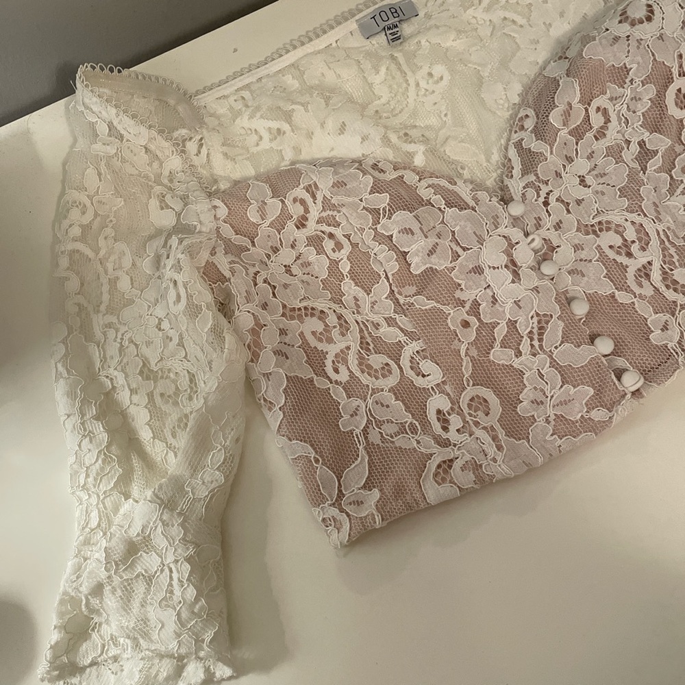 Tobi lace corset